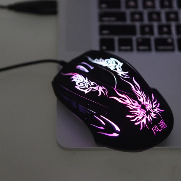 6 Button gaming mouse black