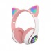 Слушалки CAT , Светещи, BT5.0, Микрофон
