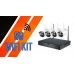 Комплект за видеонаблюдение 4 камери 5G WIFI KIT NVR Onvif Комплект за видеонаблюдение 4 камери 5G WIFI KIT NVR Onvif