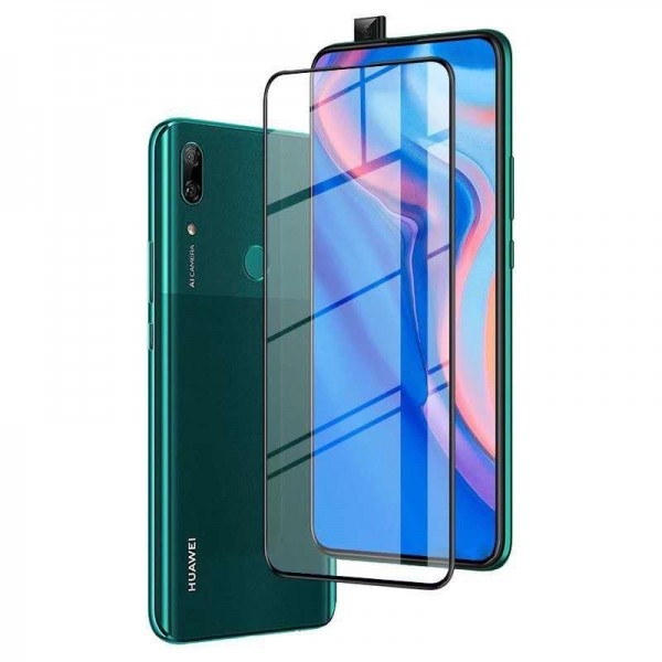 3D Стъклен протектор с рамка Full Face Huawei P smart Z 3D Стъклен протектор с рамка Full Face Huawei P smart Z