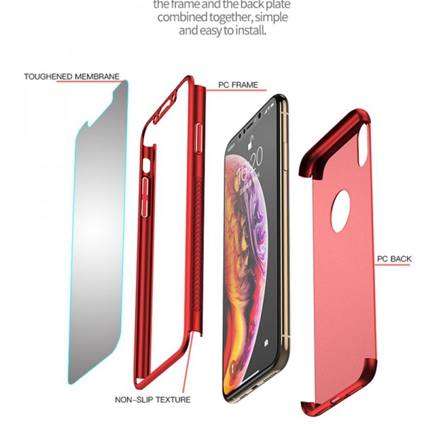 360 Case + 3D протектор iPhone XS 