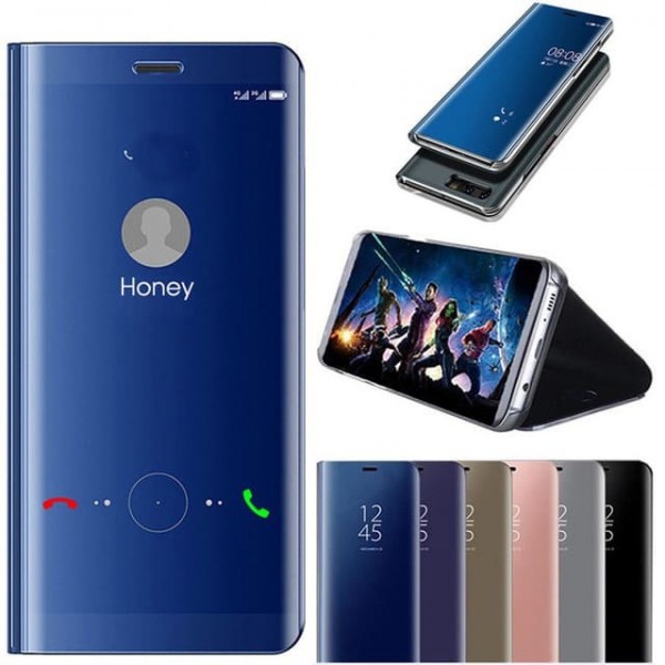 Калъф Clear View Galaxy A10 син