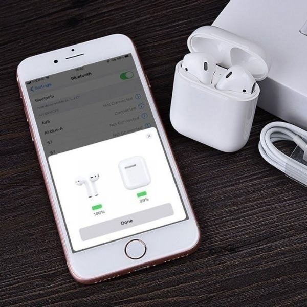 Слушалки Bluethooth TWS Airplus-A с Power Bank кутия