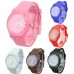 Silicone Analog Quartz Sports Бял