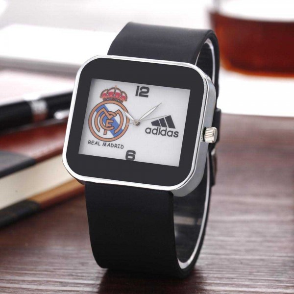 Силиконов часовник Real Madrid black