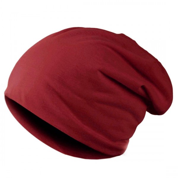 Дамска пролетна шапка -червена