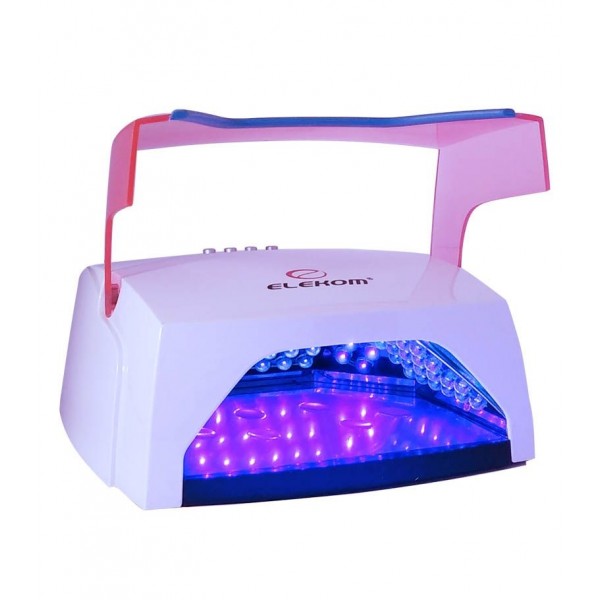 Професионална UV LED ЛАМПА Елеком ЕК-050, 12 W, LED дисплей, за педикюр и маникюр, Фиксирано време-30/60/90 сек.